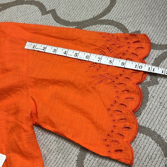 Anthropologie Damson Madder Martina Short Sleeve button down shirt, size medium - Picture 13 of 14